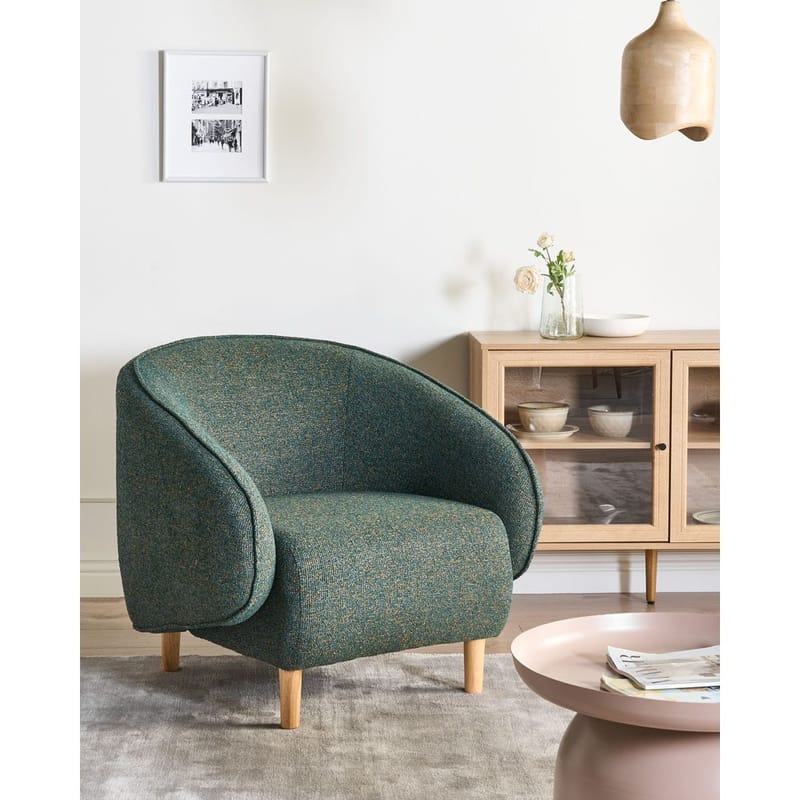 Lænestol Umea - Grønt, lyst træ - Møbler - Stole & lænestole - Lænestole