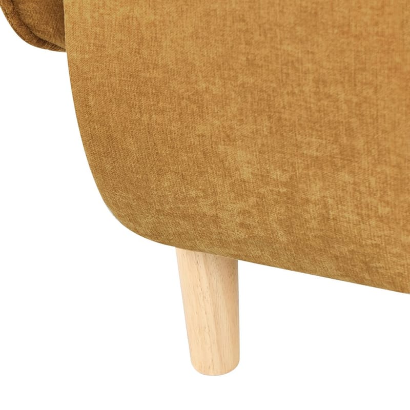 Lænestol Umea - Gul, lyst træ - Møbler - Stole & lænestole - Lænestole