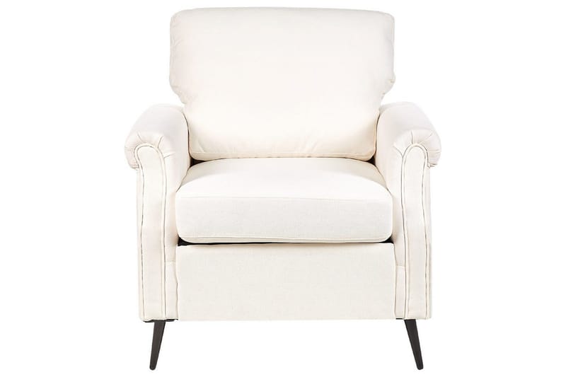 Lænestol Vietas - Hvid, lyst træ - Møbler - Stole & lænestole - Lænestole