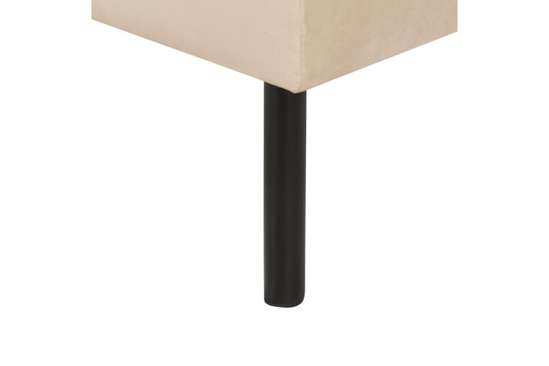 Lænestol Vinterbro - Beige, sort/fløjl - Møbler - Stole & lænestole - Lænestole