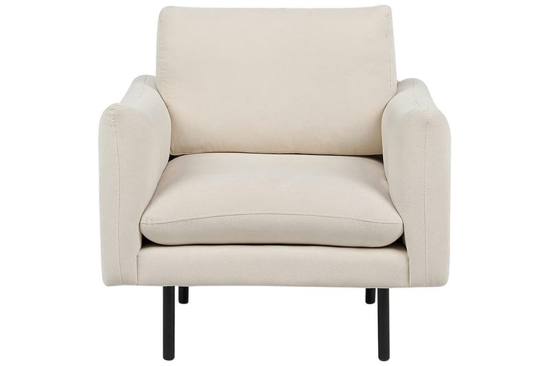 Lænestol Vinterbro - Beige, sort/polyester - Møbler - Stole & lænestole - Lænestole