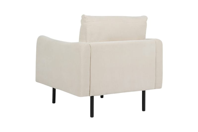 Lænestol Vinterbro - Beige, sort/polyester - Møbler - Stole & lænestole - Lænestole