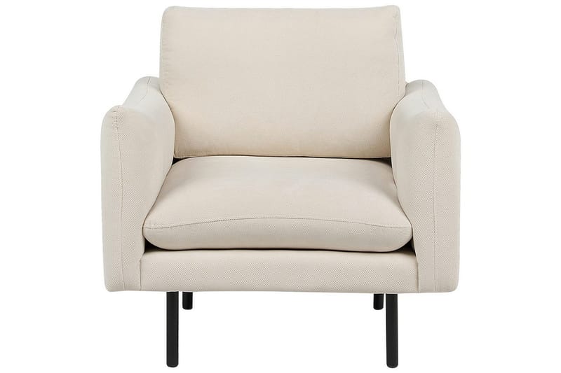 Lænestol Vinterbro - Beige, sort/polyester - Møbler - Stole & lænestole - Lænestole