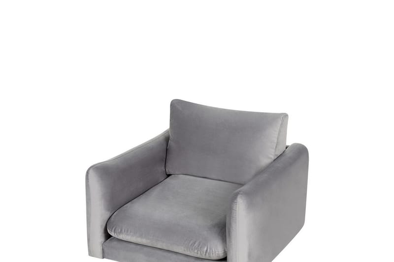 Lænestol Vinterbro - Grå, sort/Fløjl - Møbler - Stole & lænestole - Lænestole