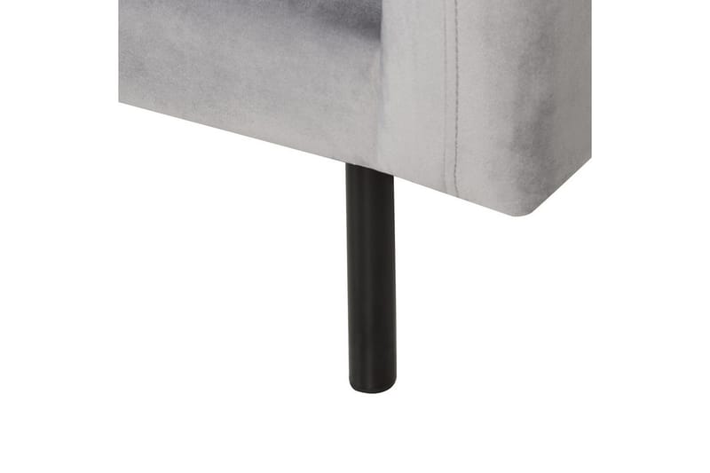 Lænestol Vinterbro - Grå, sort/Fløjl - Møbler - Stole & lænestole - Lænestole