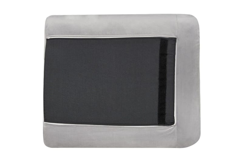 Lænestol Vinterbro - Grå, sort/Fløjl - Møbler - Stole & lænestole - Lænestole