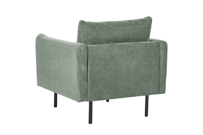 Lænestol Vinterbro - Grøn, Sort/Polyester - Møbler - Stole & lænestole - Lænestole