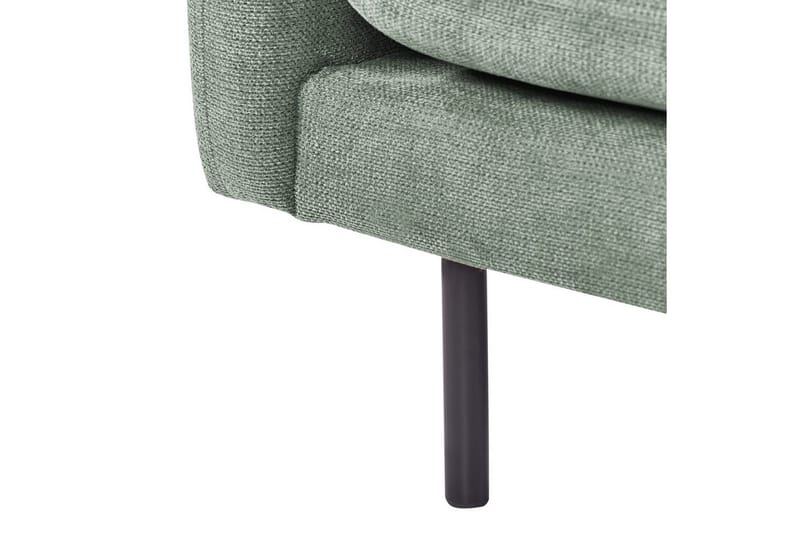 Lænestol Vinterbro - Grøn, Sort/Polyester - Møbler - Stole & lænestole - Lænestole