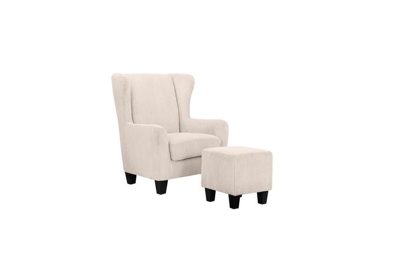 Lænestol Zhili Creme - Creme - Møbler - Stole & lænestole - Lænestole