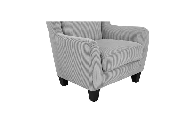 Lænestol Zhili Grå - Grå - Møbler - Stole & lænestole - Lænestole - Lænestol uden armlæn