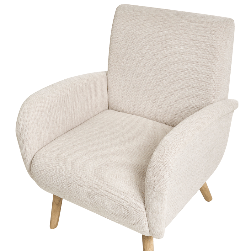 Lænestol Plassen - Lys beige - Møbler - Stole & lænestole - Lænestole
