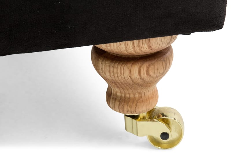 Amiral Lænestol - Sort Velour - Møbler - Stole & lænestole - Lænestole - Øreklapstol