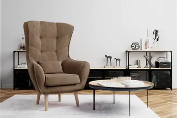 Arti Øreklaplænestol - Beige - Møbler - Stole & lænestole - Lænestole - Øreklapstol