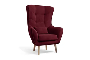 Arti Øreklaplænestol - Bordeaux - Møbler - Stole & lænestole - Lænestole - Øreklapstol