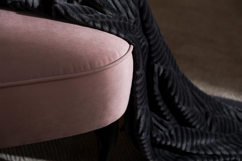 Dahlia Lænestol - Lys Rosa Velour - Møbler - Stole & lænestole - Lænestole - Øreklapstol