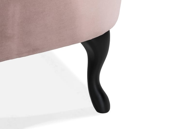 Dahlia Lænestol - Lys Rosa Velour - Møbler - Stole & lænestole - Lænestole - Øreklapstol