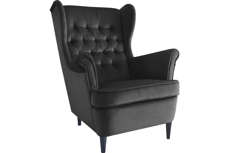 Harryda Øreklapstol, Sort