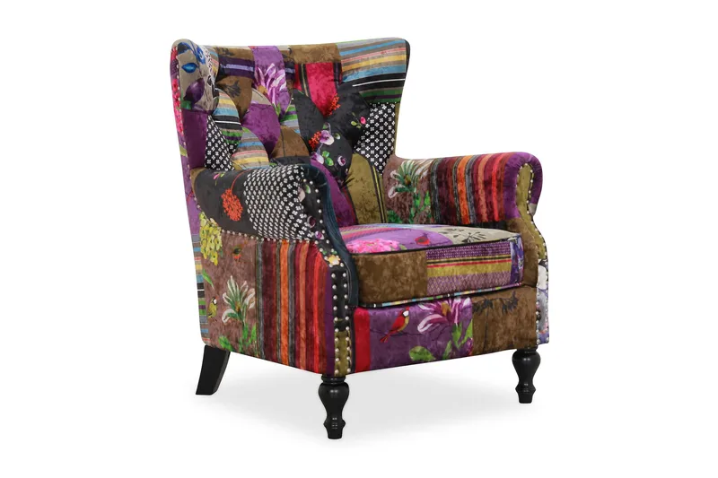 London Lænestol, Stof Mønstret