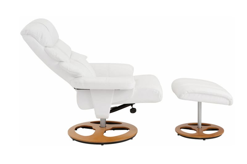 Tabia lænestol kunstlæder - hvid - Møbler - Stole & lænestole - Lænestole - Øreklapstol