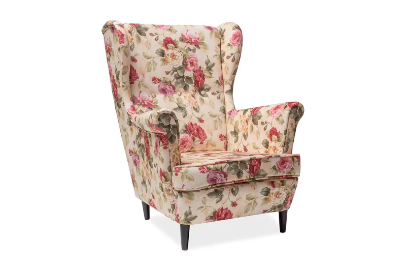 Visalto Øreklapstol, Flerfarvet/Bøgetræ