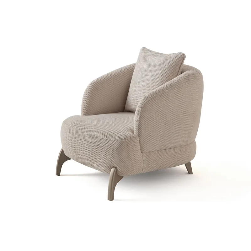 Øreklapstol Atelier Del Sofa Bonjo Silver (80 x 78 x 80 cm) beige, Beige
