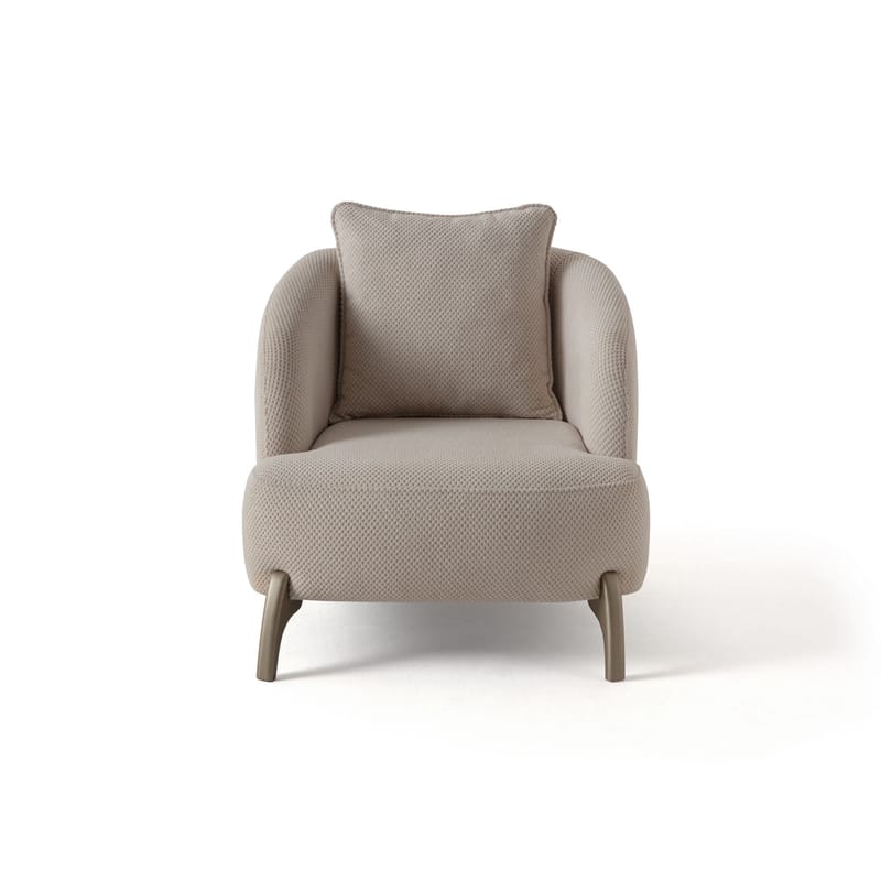 Øreklapstol Atelier Del Sofa Bonjo Silver (80 x 78 x 80 cm) beige - Beige - Møbler - Stole & lænestole - Lænestole - Øreklapstol