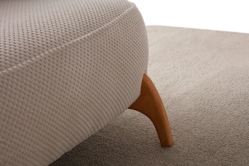 Øreklapstol Atelier Del Sofa Gloria (81 x 76 x 81 cm) Beige - Beige - Møbler - Stole & lænestole - Lænestole - Øreklapstol