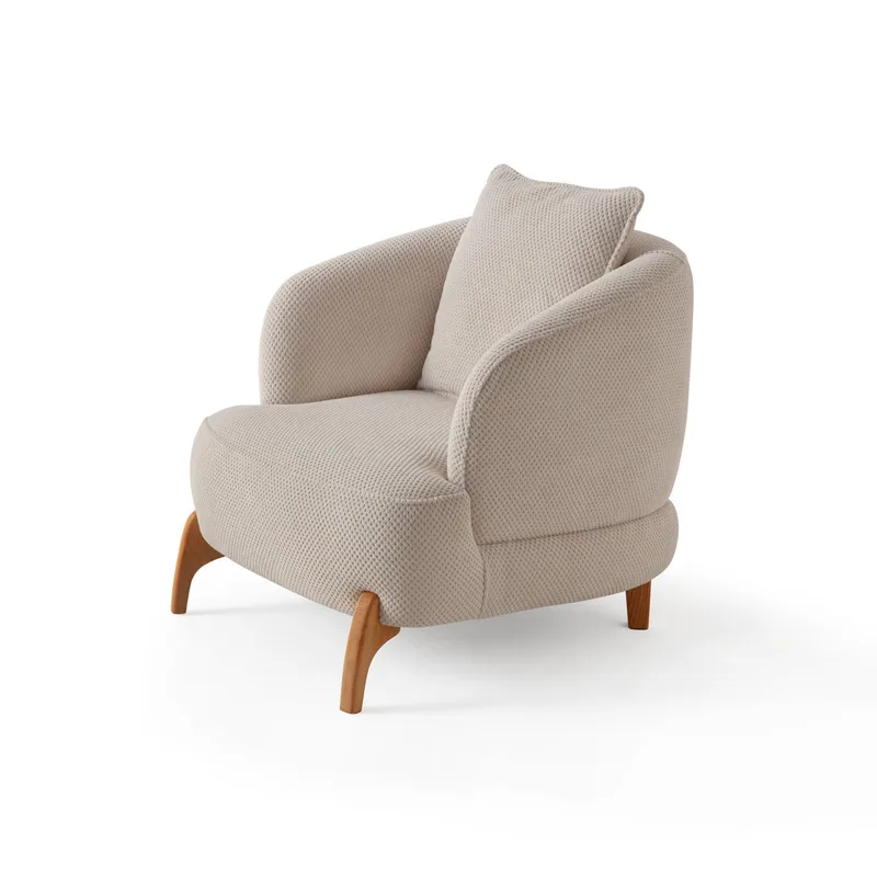 Øreklapstol Atelier Del Sofa Gloria (81 x 76 x 81 cm) Beige, Beige