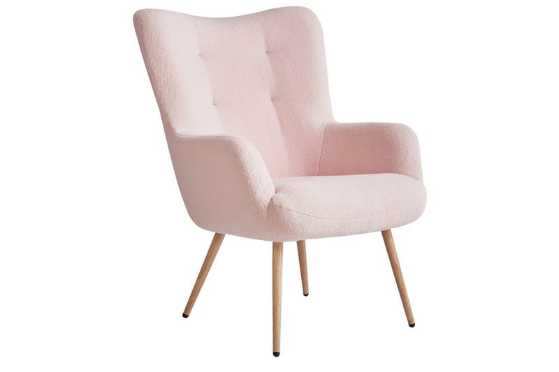 Øreklapstol Vejle - Beige, hvid - Møbler - Stole & lænestole - Lænestole - Øreklapstol