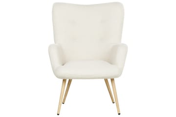 Øreklapstol Vejle - Beige, sort - Møbler - Stole & lænestole - Lænestole - Øreklapstol