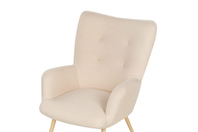 Øreklapstol Vejle - Rosa, mørkt træ - Møbler - Stole & lænestole - Lænestole - Øreklapstol