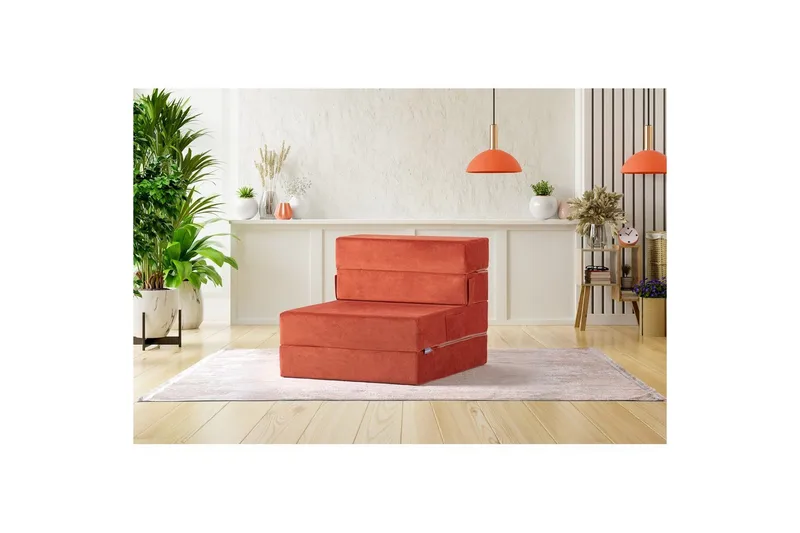 1-sædet sovesofa Maroubridgelcrest Appelsin - Appelsin - Møbler - Stole & lænestole - Lænestole - Sengestol