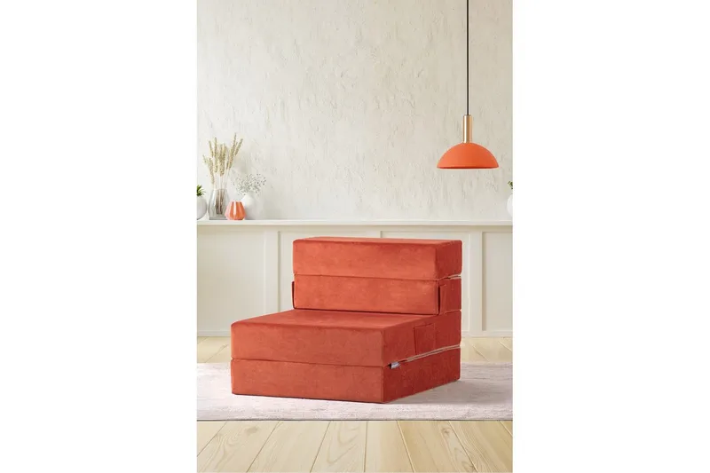 1-sædet sovesofa Maroubridgelcrest Appelsin - Appelsin - Møbler - Stole & lænestole - Lænestole - Sengestol