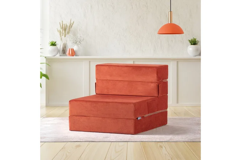 1-sædet sovesofa Maroubridgelcrest Appelsin - Appelsin - Møbler - Stole & lænestole - Lænestole - Sengestol