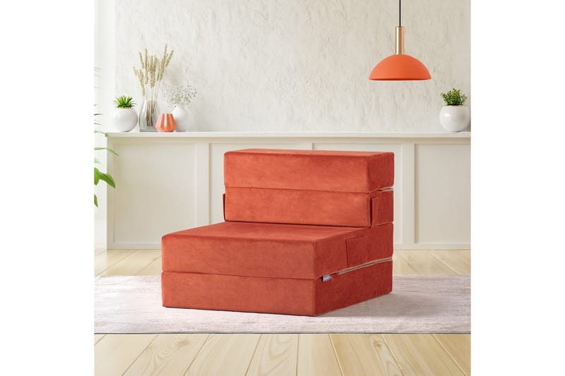 1-sædet sovesofa Maroubridgelcrest Appelsin - Appelsin - Møbler - Stole & lænestole - Lænestole - Sengestol