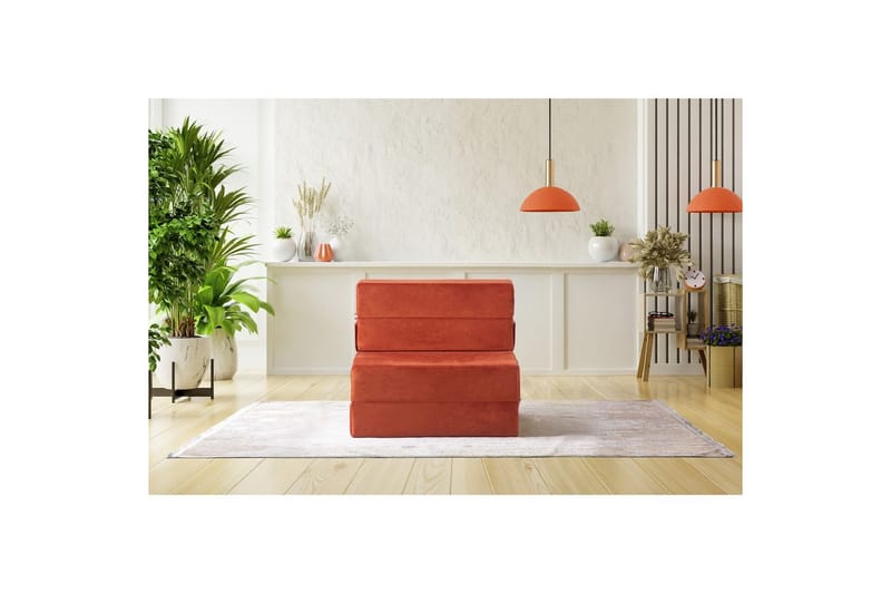 1-sædet sovesofa Maroubridgelcrest Appelsin - Appelsin - Møbler - Stole & lænestole - Lænestole - Sengestol