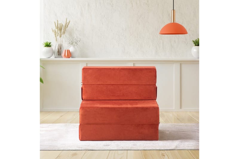 1-sædet sovesofa Maroubridgelcrest Appelsin - Appelsin - Møbler - Stole & lænestole - Lænestole - Sengestol