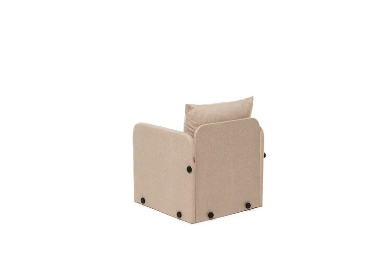 1-sædet sovesofa Rubby Beige - Beige - Møbler - Stole & lænestole - Lænestole - Sengestol
