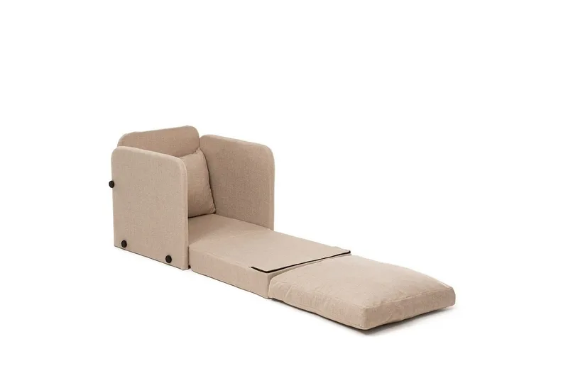 1-sædet sovesofa Rubby Beige - Beige - Møbler - Stole & lænestole - Lænestole - Sengestol