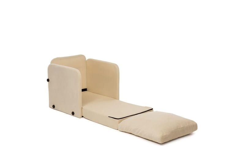 1-sædet sovesofa Rubby Creme - Creme - Møbler - Stole & lænestole - Lænestole - Sengestol