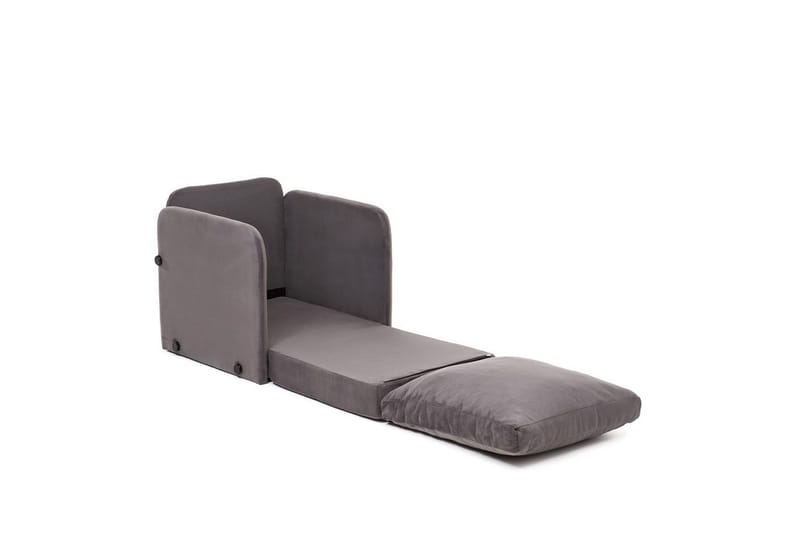 1-sædet sovesofa Rubby Grå - Grå - Møbler - Stole & lænestole - Lænestole - Sengestol