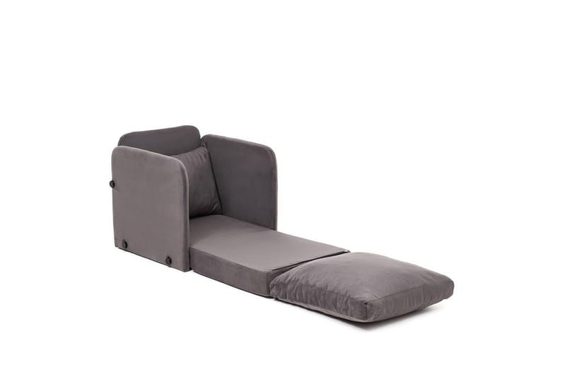 1-sædet sovesofa Rubby Grå - Grå - Møbler - Stole & lænestole - Lænestole - Sengestol