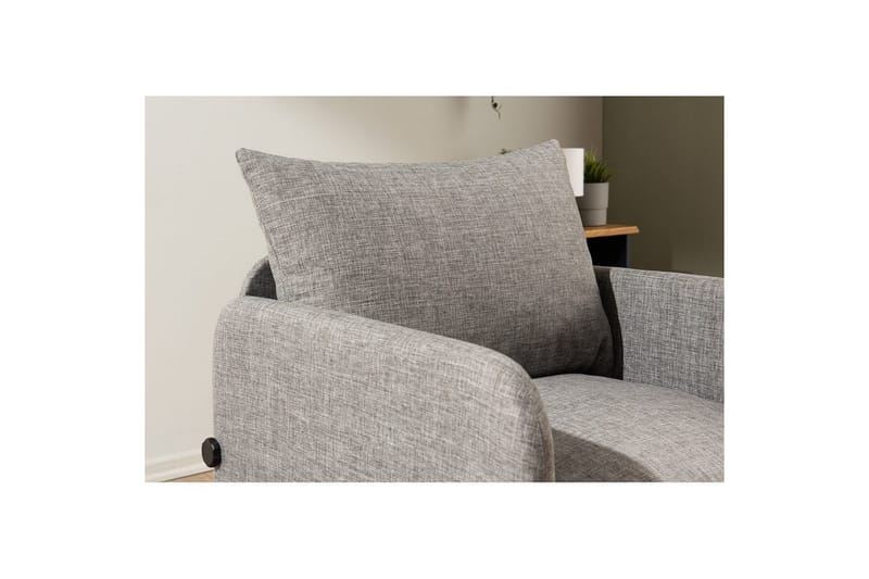 1-sædet sovesofa Rubby Lys Grå - Lys Grå - Møbler - Stole & lænestole - Lænestole - Sengestol