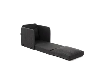 1-sædet sovesofa Rubby Mørk Grå - Mørk Grå - Møbler - Stole & lænestole - Lænestole - Sengestol