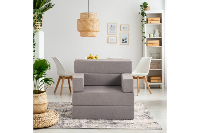 1-sædet sovesofa Yoraemere Grå - Lysegrå - Møbler - Stole & lænestole - Lænestole - Sengestol