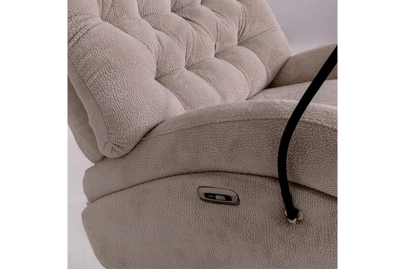 Adesis Elektrisk reclinerlænestol - Cremehvid - Møbler - Stole & lænestole - Lænestole - Liggestol