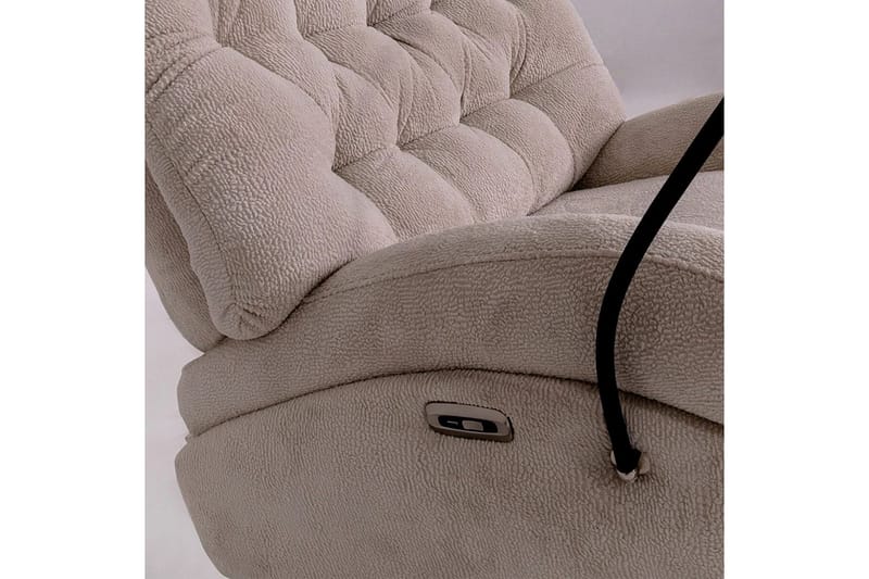 Adesis Elektrisk reclinerlænestol - Cremehvid - Møbler - Stole & lænestole - Lænestole - Liggestol