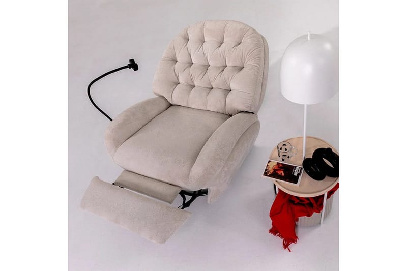 Adesis Elektrisk reclinerlænestol - Cremehvid - Møbler - Stole & lænestole - Lænestole - Recliner lænestol