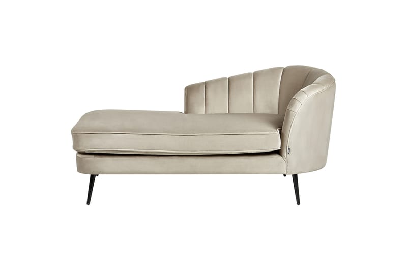 Allier Chaiselong 150 cm Højre - Beige/Sort - Møbler - Stole & lænestole - Lænestole - Chaiselong lænestol & Divan lænesto