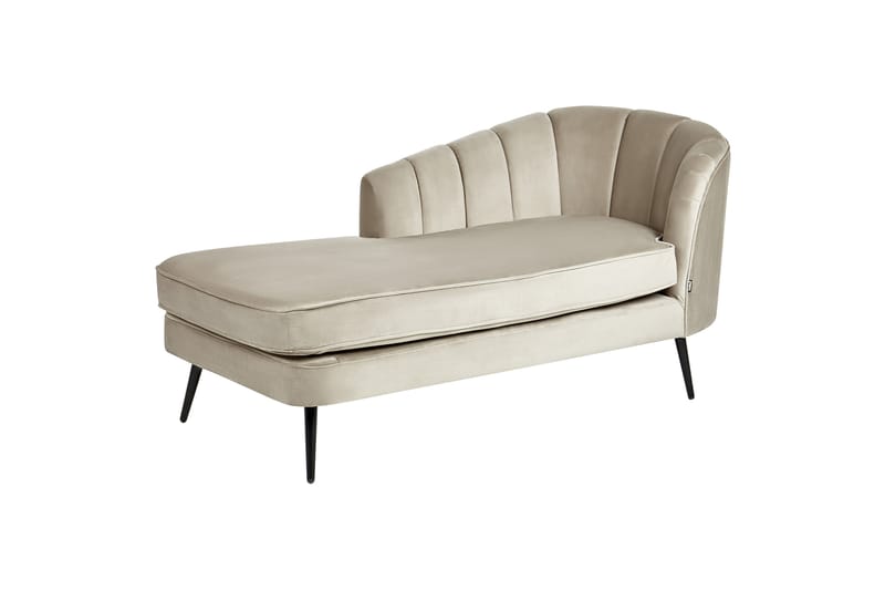 Allier Chaiselong 150 cm Højre - Beige/Sort - Møbler - Stole & lænestole - Lænestole - Chaiselong lænestol & Divan lænesto